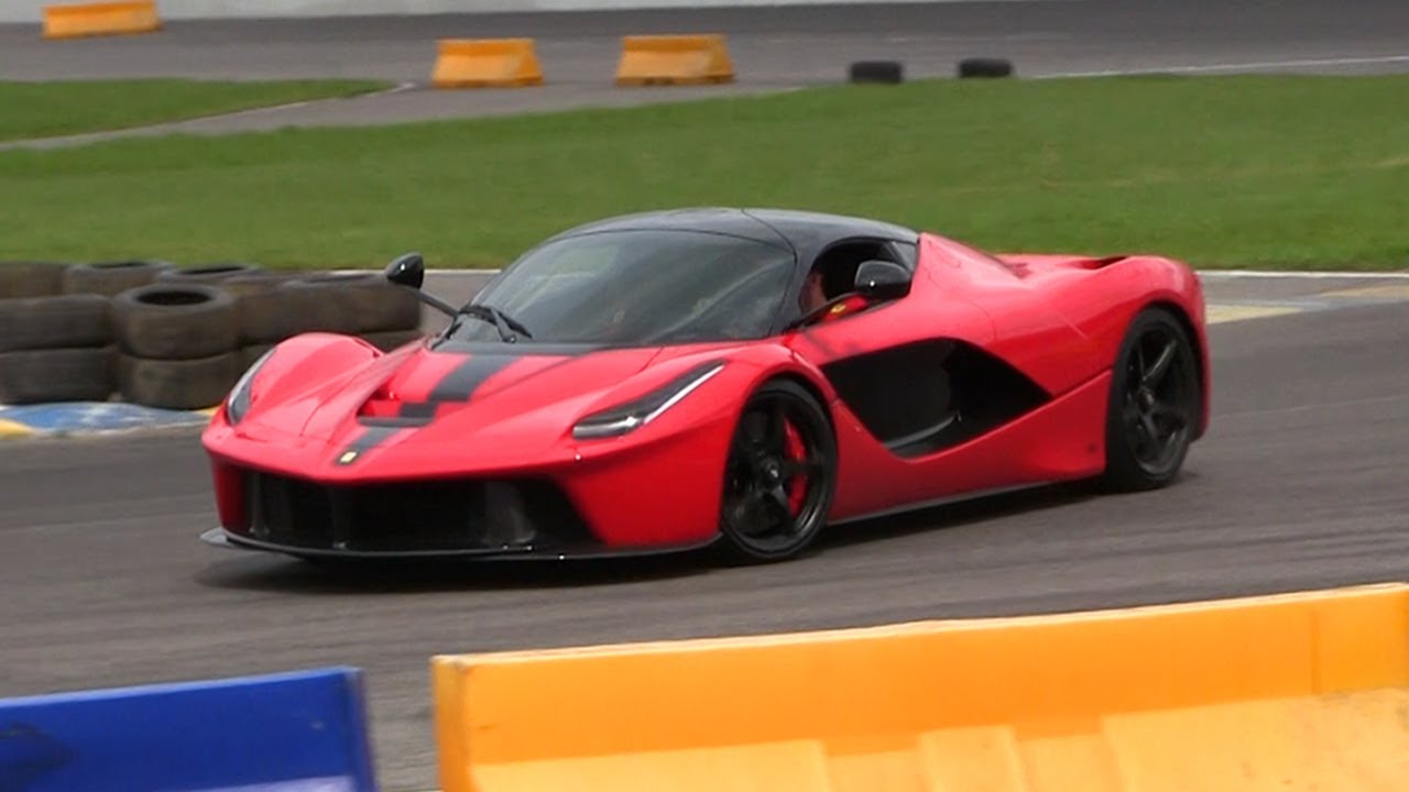 CRAZY LAFERRARI ON TRACK! | DRIFT + LOUD ACCELERATIONS!