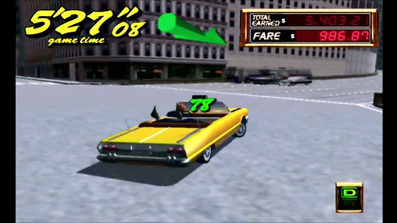 クレイジータクシー2 10分間プレイ