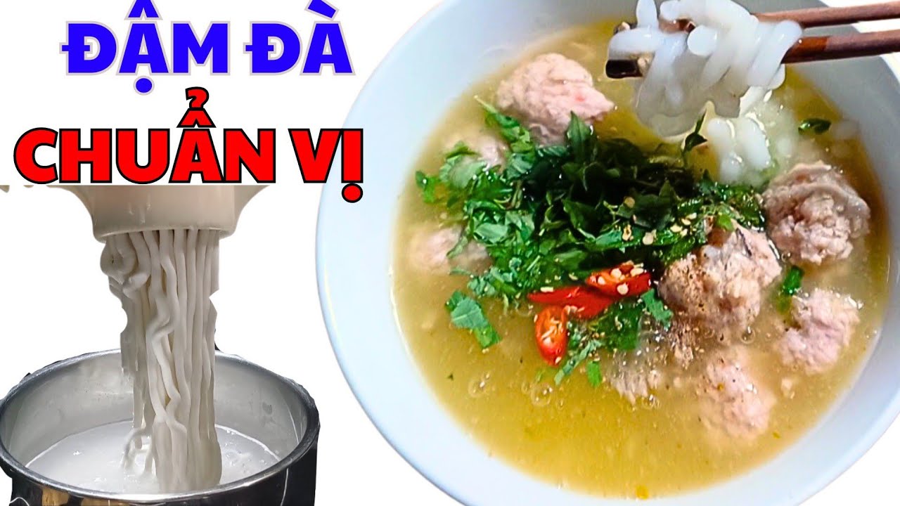 Cách nấu  BÁNH CANH NAM PHỔ -  HUẾ (VIETNAMESE THICK NOODLE SOUP) ĐẶC BIỆT THƠM NGON.