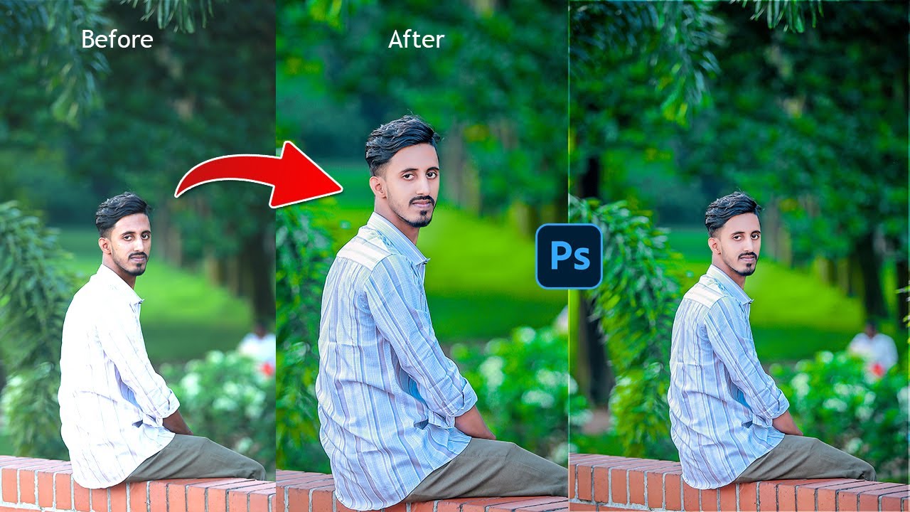 Outdoor Photo Retouching in Photoshop | Color Grading Photo Editing Tutorial 2025