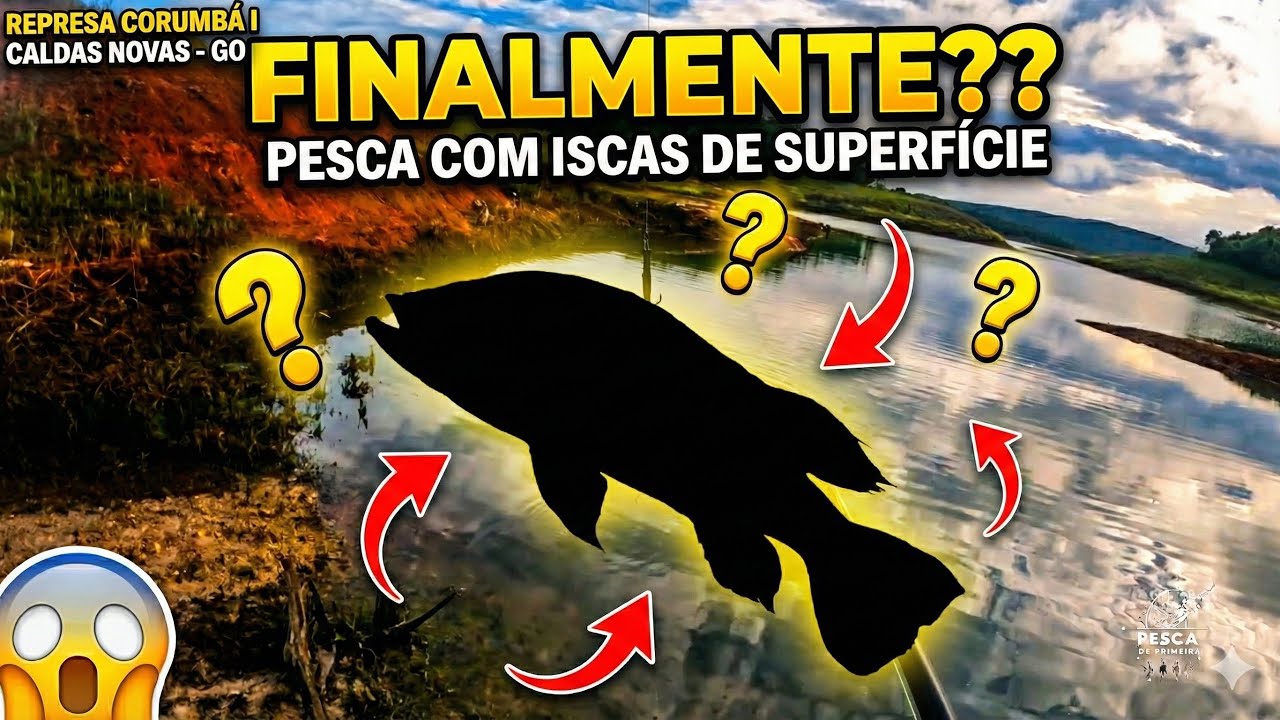FINALMENTE DEU CERTO! PEGUEI ESSE PEIXE NA ISCA ARTIFICIAL | PESCARIA CORUMBÁ – CALDAS NOVAS (PT.2)