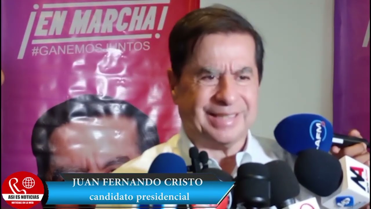 JUAN FERNANDO CRISTO BUSTOS  Candidato Presidencial