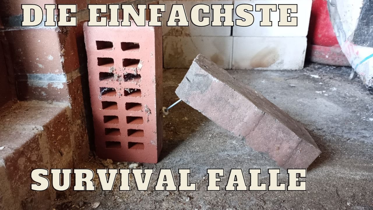 Einfache Falle | Simple Survival Trap | Nahrung in der Krise | Urban Survival | Prepperskills