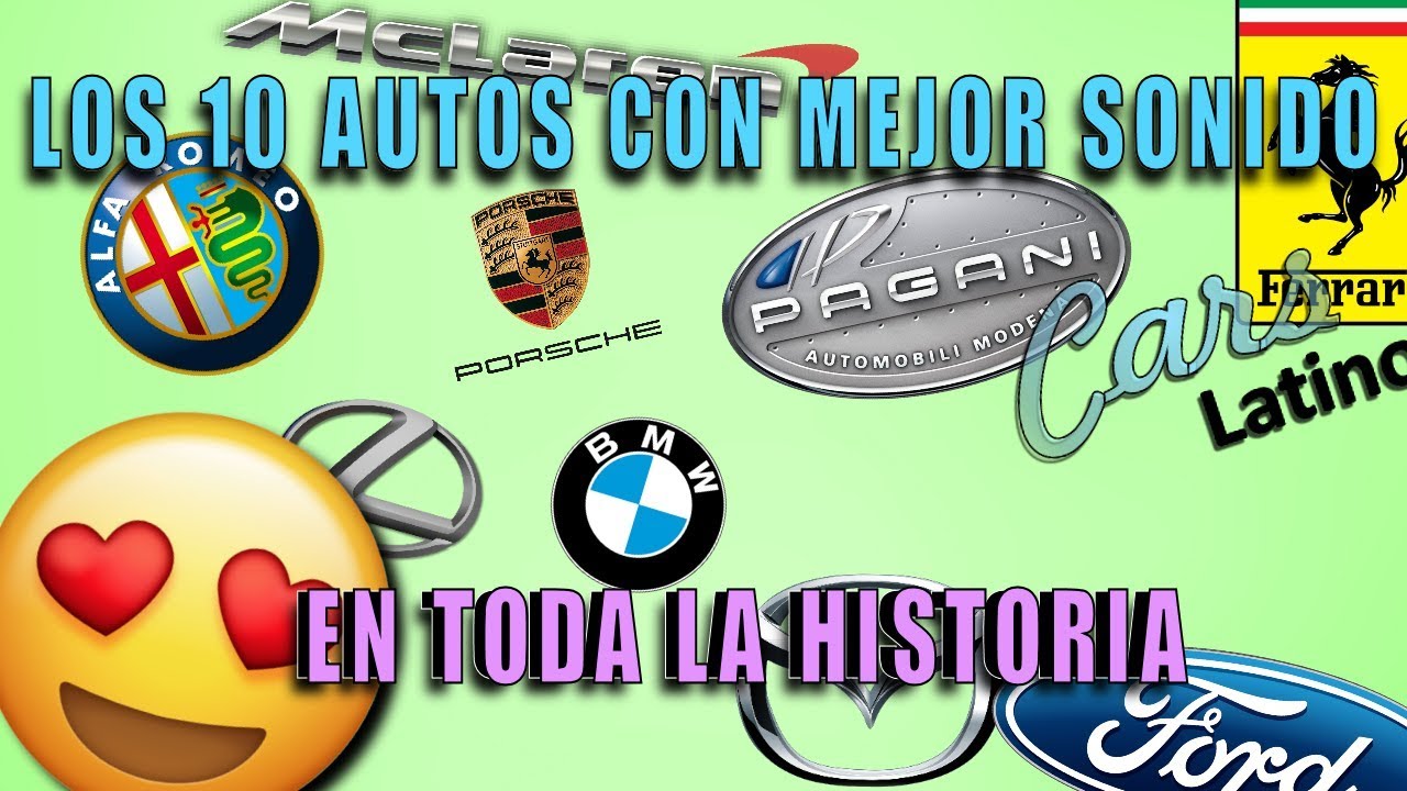 Los 10 Autos con Mejor Sonido en Toda la Historia *CarsLatino*