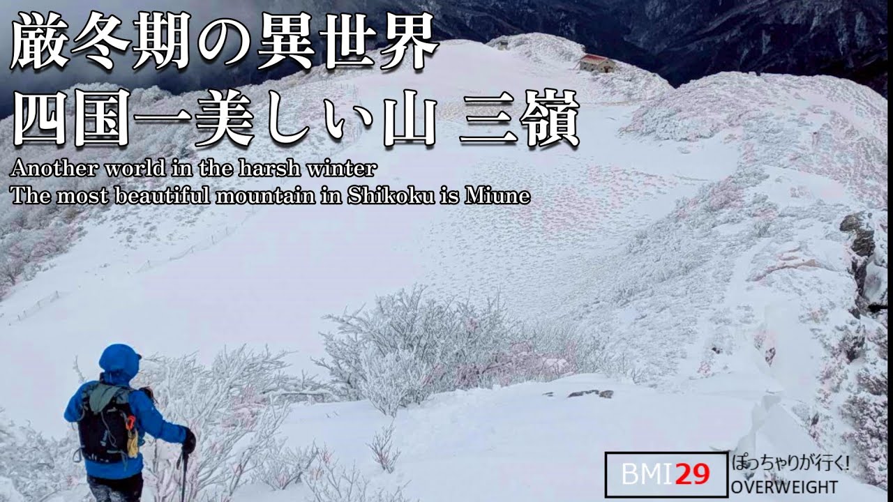 四国一美しい山の厳冬期は異世界だった件@BMI29のぽっちゃりハイカーが行く剣山系三嶺