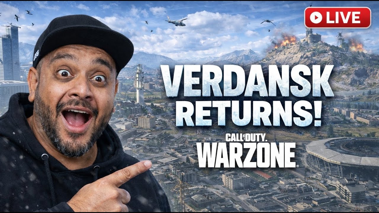 WARZONE LIVE 🔴 VERDANSK RETURNS! First Games on the Legendary Map | High Kill