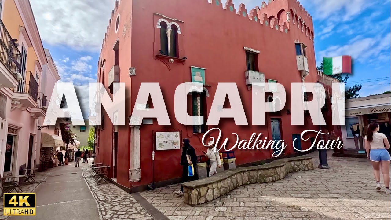 Anacapri, Italy | 4K Walking Tour