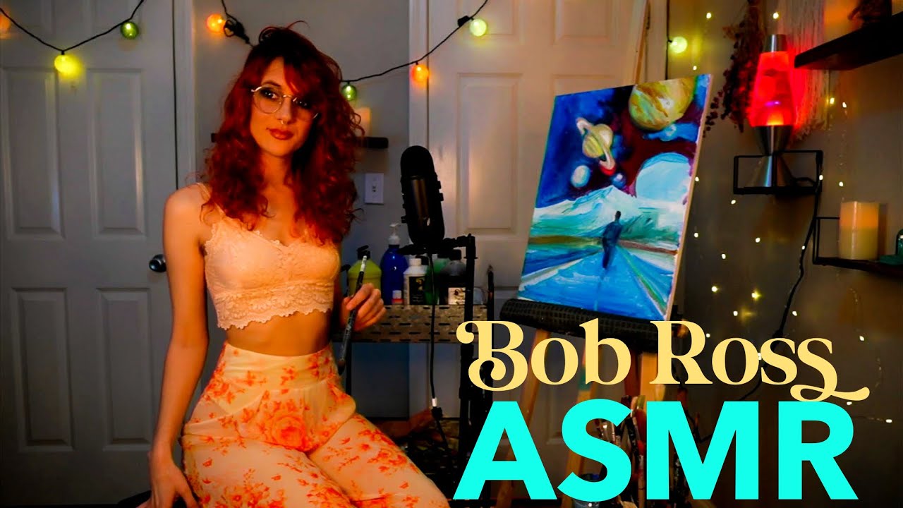 Softly Painting an Intergalactic Landscape and Rambling ASMR