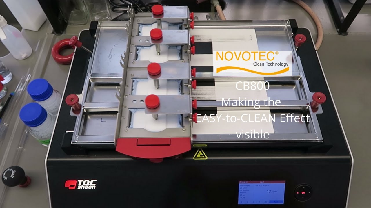 NOVOTEC - Making the Easy-to-Clean Effect visible
