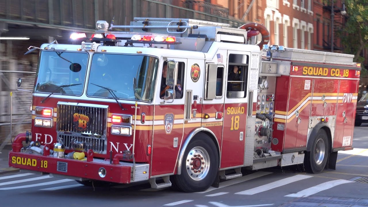 FDNY Squad 18 & NYPD 4785 Responding