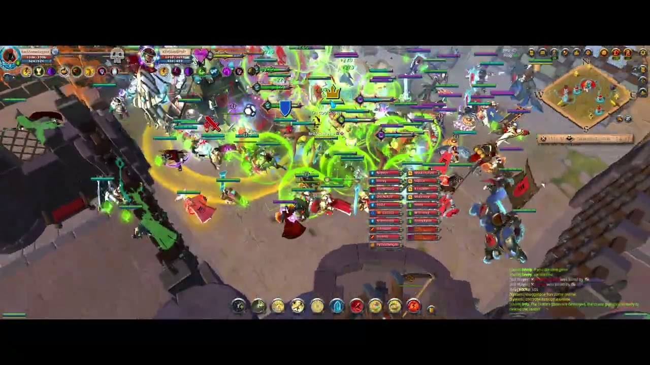 HallowFall POV | SubuTai vs Papaya Pokpok | Castle Defense