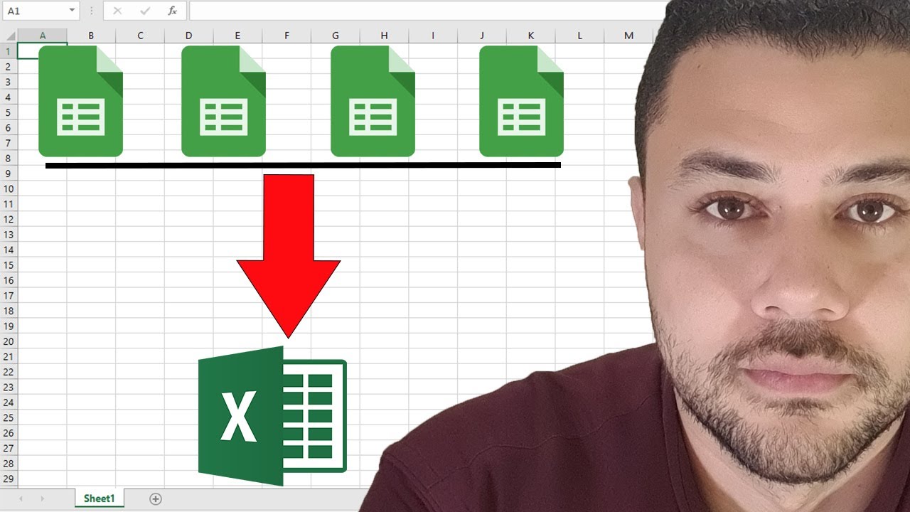 Import Google Sheet Into Excel - استيراد جوجل شيت داخل الاكسل