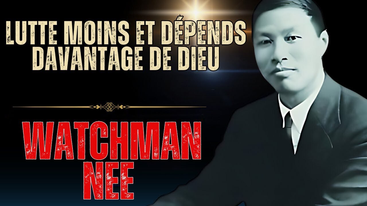 WATCHMAN NEE -  LES SIGNES QUE LE SAINT ESPRIT ENVOIE LORSQUE VOUS ÊTES EN DANGER !