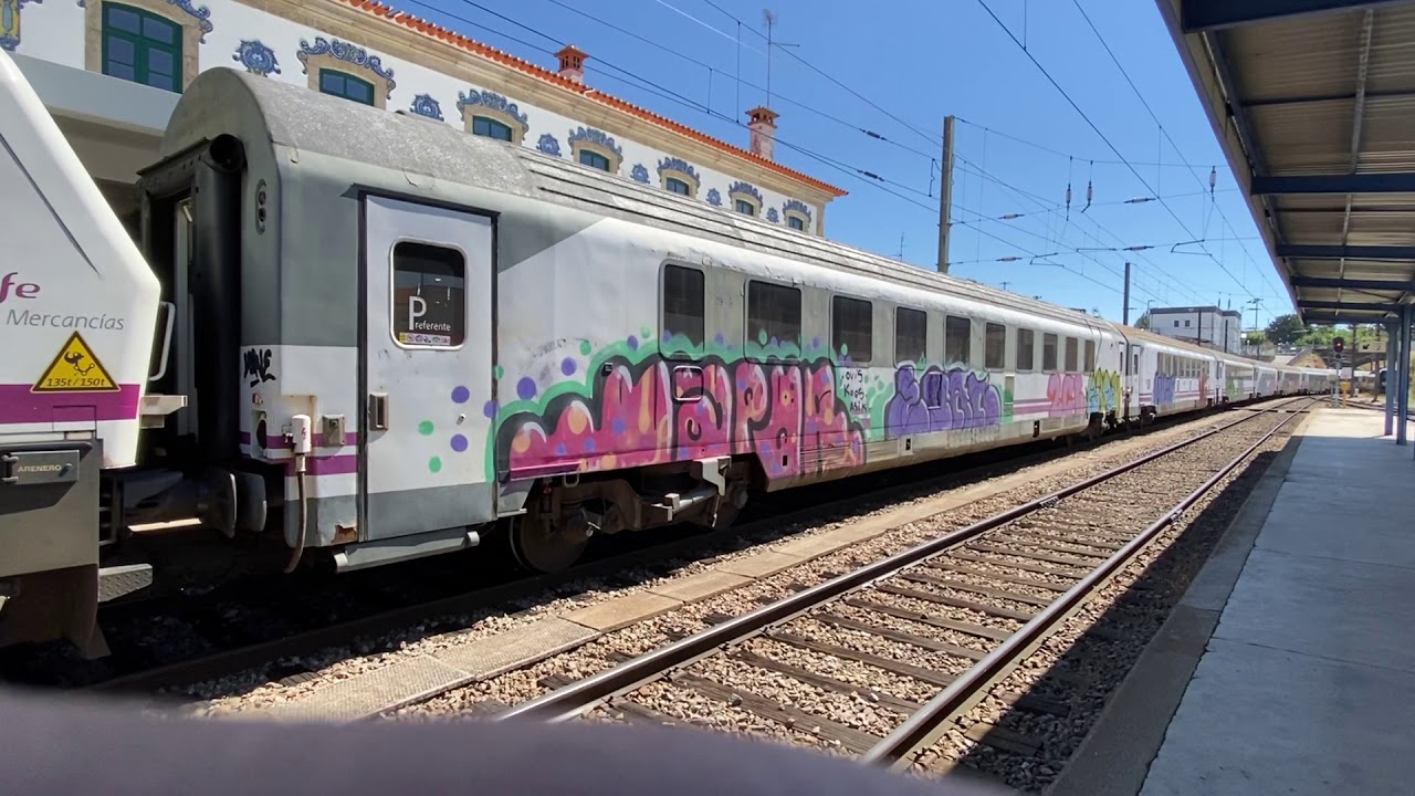 Chegada carruagens Arco a Vilar Formoso