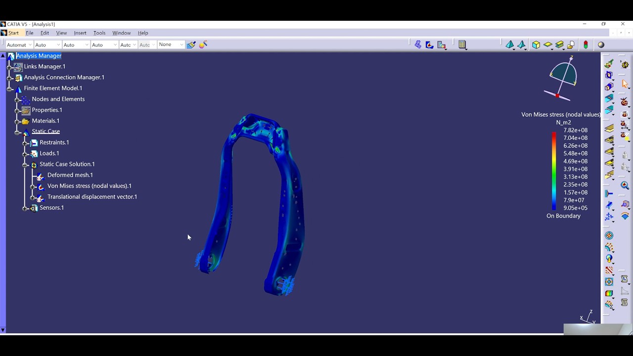 【CATIA V5 tại Nhật】Phân tích CAE cơ bản trên Catia V5 - FEM Structure Analysis - Phần 3 (Product)