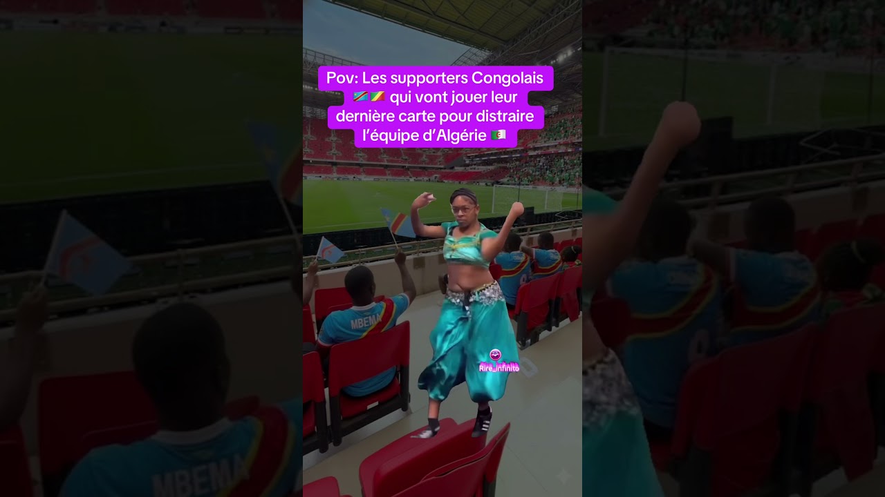 Les supporters congolais donnent tout pour distraire l’équipe d’Algérie 
