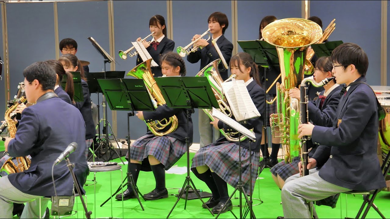 水城高等学校吹奏楽部 ミトウチアオハルLive！@イオンモール水戸内原 240222