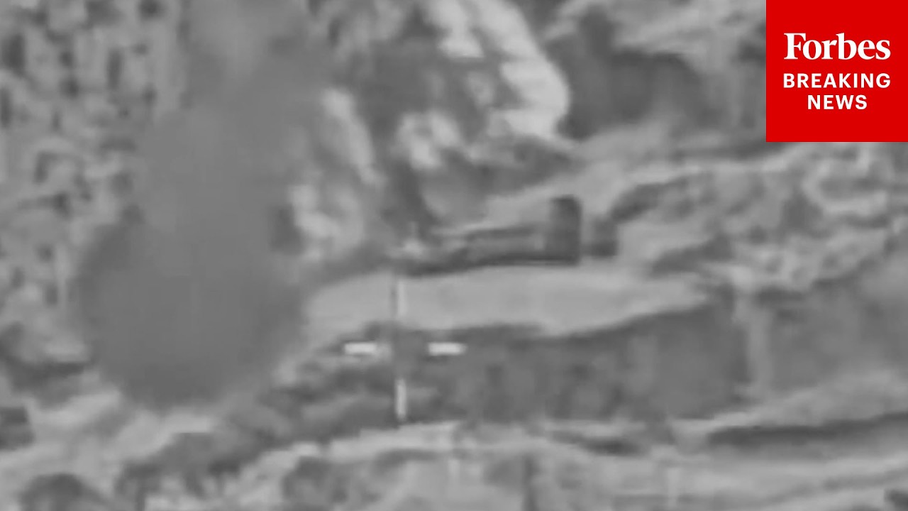 IDF Releases Drone Footage Of Missile Strike On Western Iran