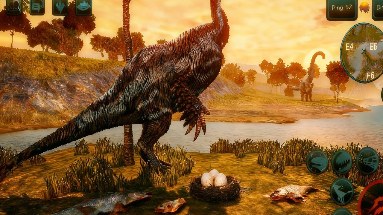 PAPAI DEINOCHEIRUS FAZ SEU NINHO E ADOTA UM JUVENIL THE CURSED ISLE 