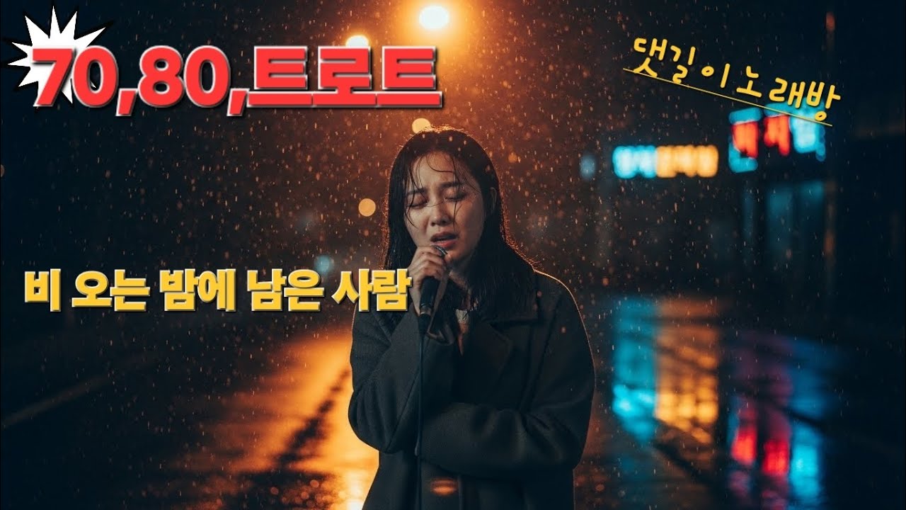 “비 오는 밤에 남은 사람｜가슴을 울리는 애절한 트로트애절한 사랑 트로트｜송가인 스타일 창작곡”“감성 인생 트로트｜｜장윤정풍 신나는 트로트”