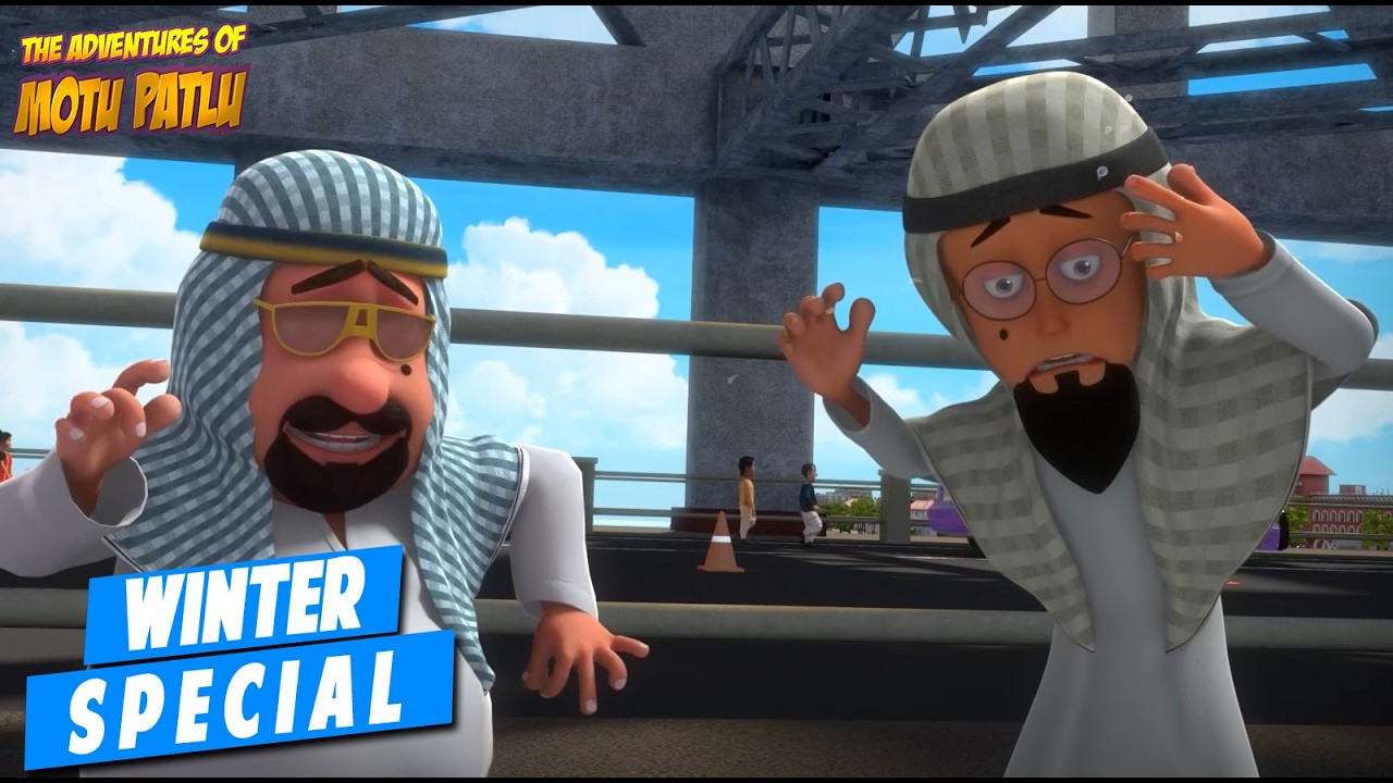 Motu Patlu : Motu Patlu Bane Habibi Look Penke | Winter Special | Hindi Cartoon Motu Patlu