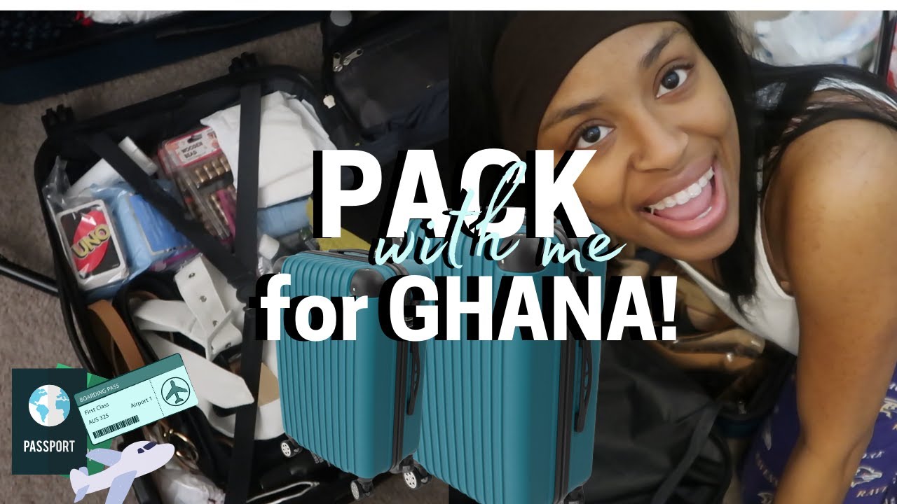 PACK WITH ME FOR VACATION! | TRAVEL WITH ME | pack with me for GHANA!