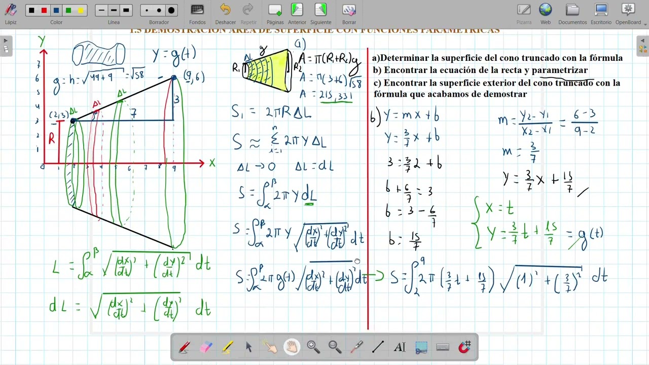 Ejercicio: determinamos la superficie exterior con funciones paramétricas