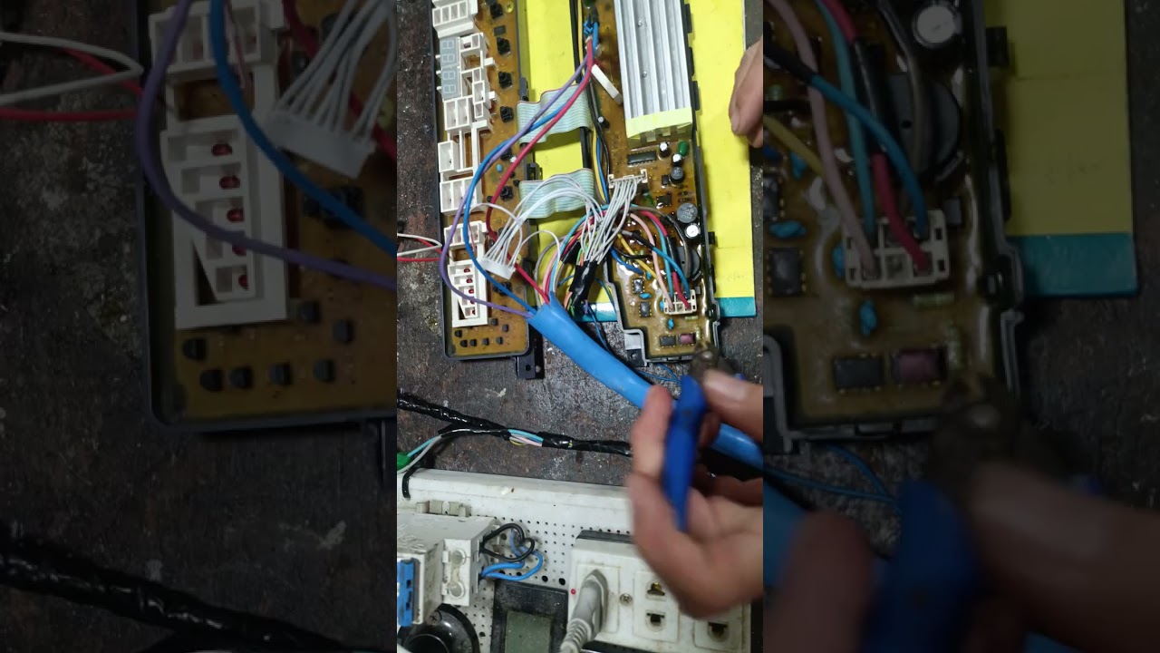 Máy giặt Toshiba bật nguồn cấp nước ngay,hướng dẫn sửa chi tiết sửa theo phương pháp hiểu nguyên lý 
