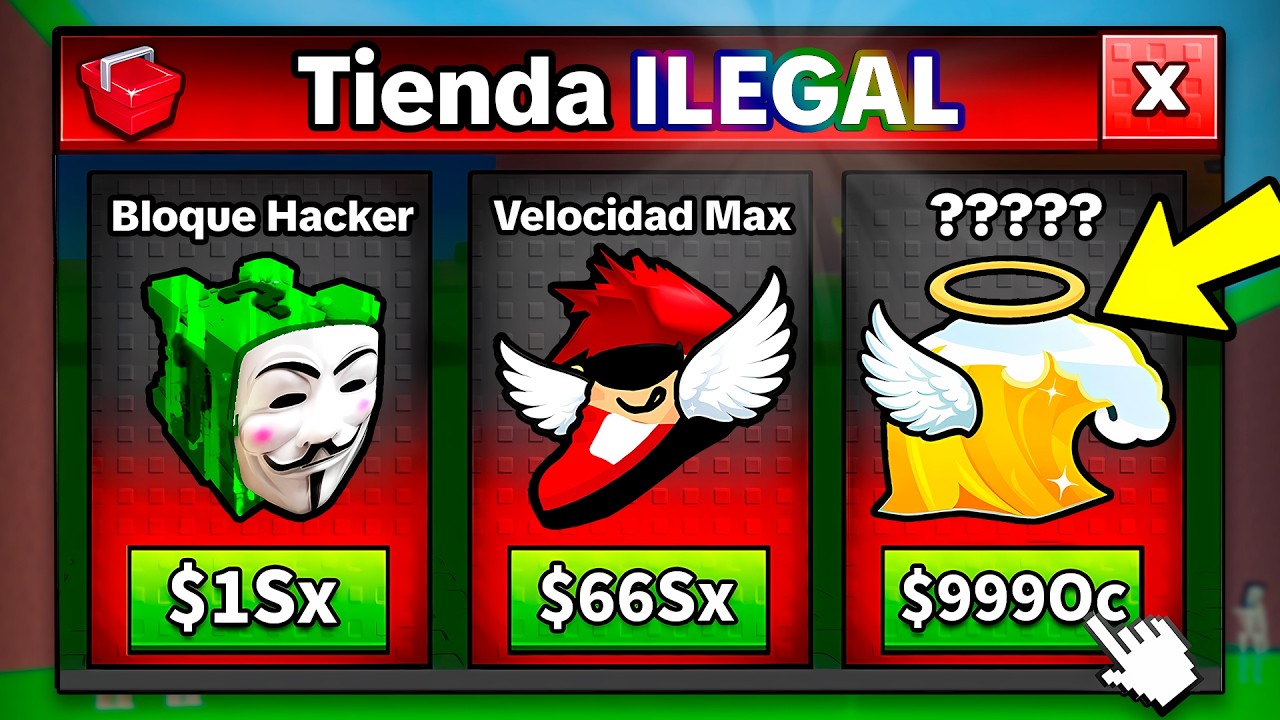 Tsunami Brainrot pero, tengo TIENDA ILEGAL?!