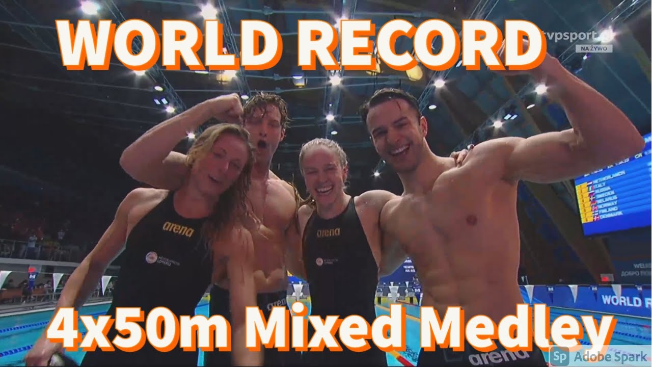 NETHERLANDS WR Mixed 4x50m Medley Relay Final | Kazan 2021 SC EC 25m