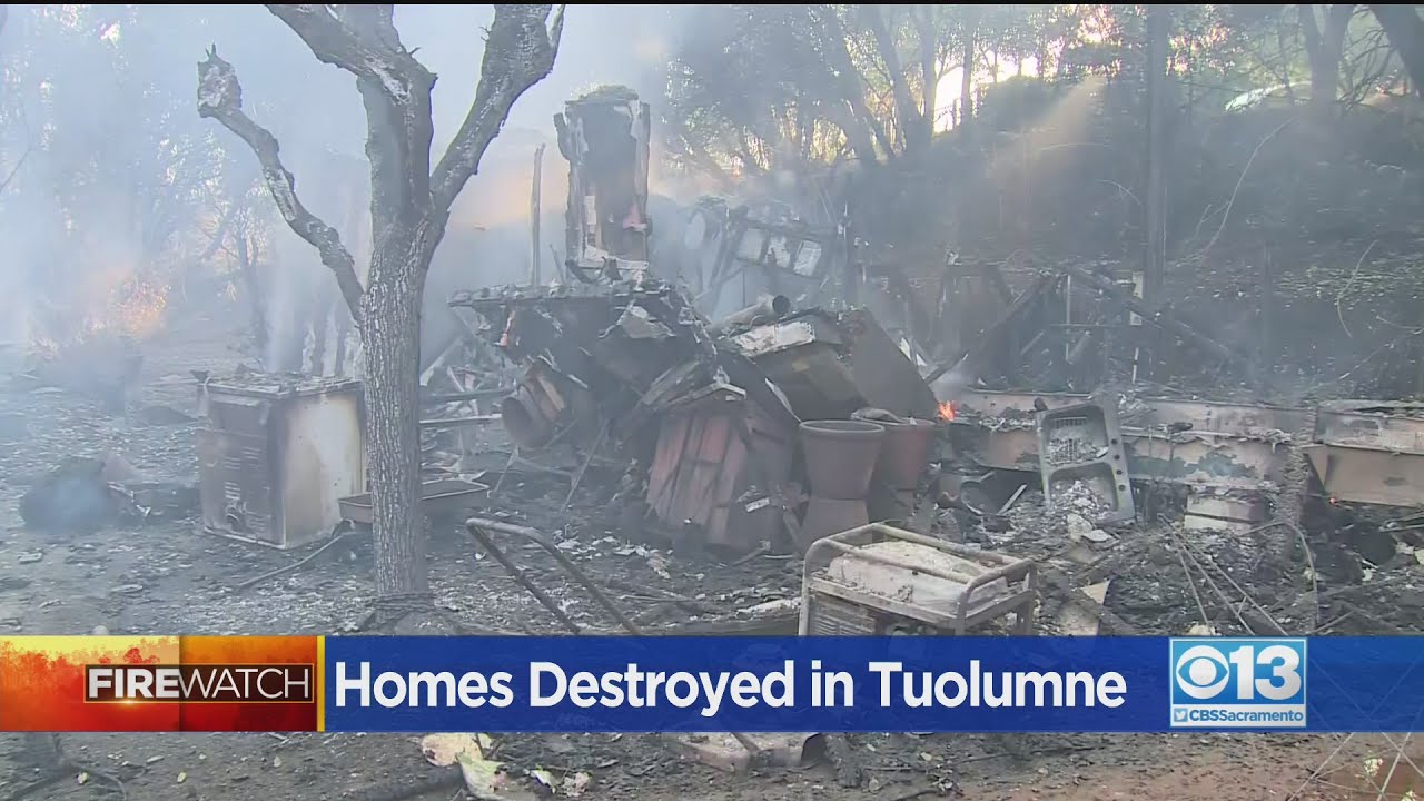 Homes Destroyed In Tuolumne County Fire