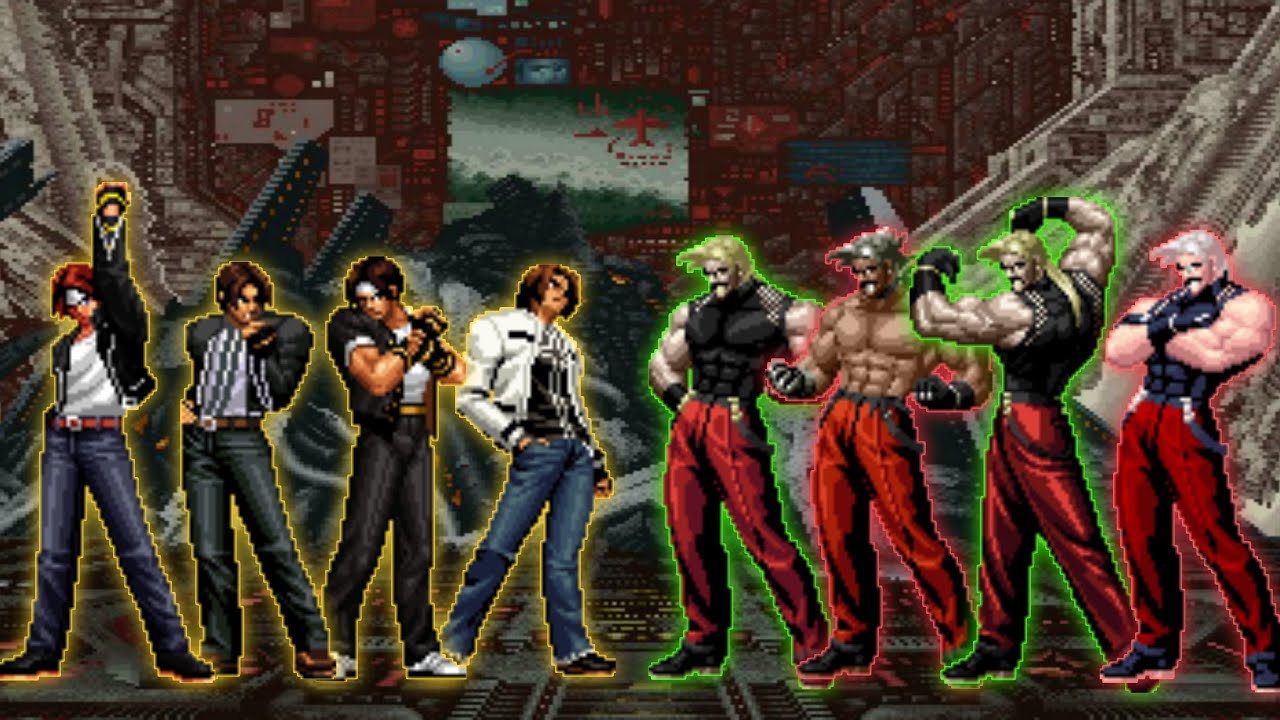 [KOF Mugen] Kyo Kusanagi Team VS. Omega Rugal Team