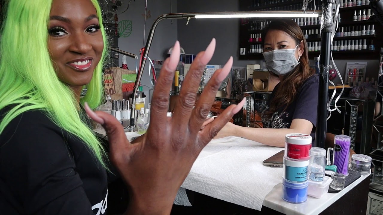 Cardi b nail artist Jenny Bui did my nails (vlog)