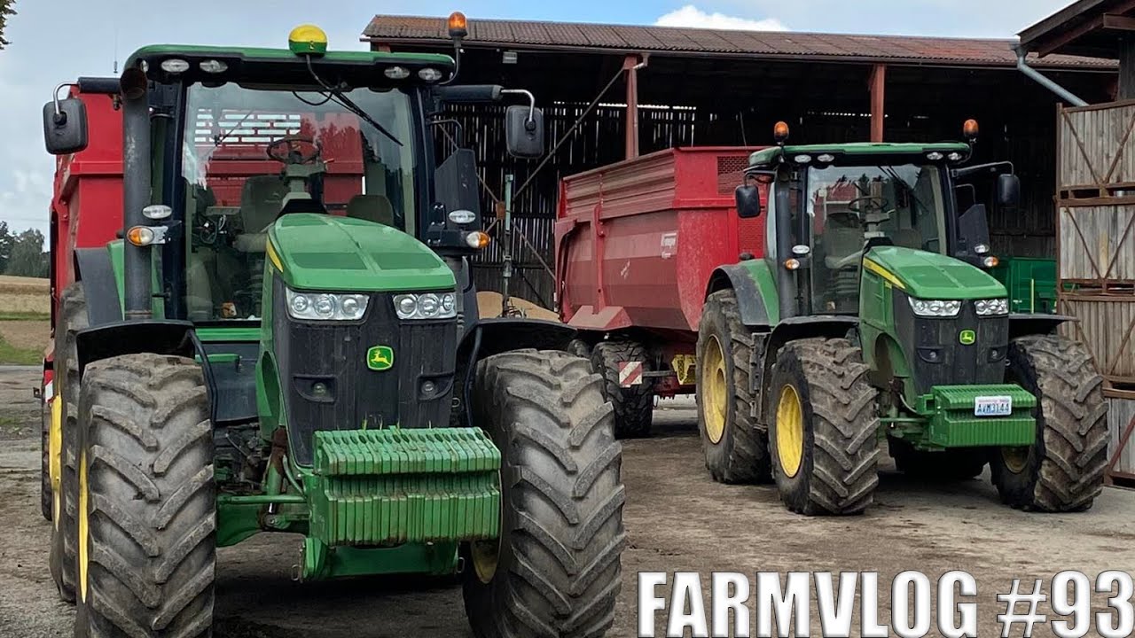 FARMVlog #93 - Odvážíme hnůj s traktorem JOHN DEERE | Odpovídám na vaše dotazy 😎