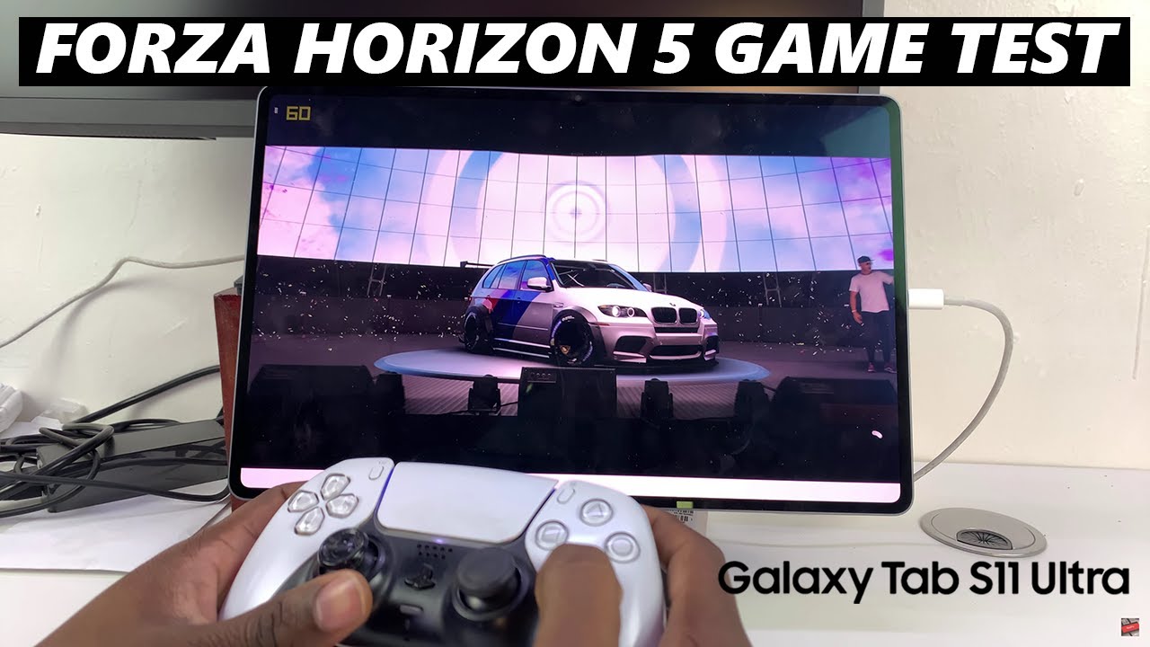 Samsung Galaxy Tab S11 Ultra: Forza Horizon 5 Gameplay With PS5 Controller
