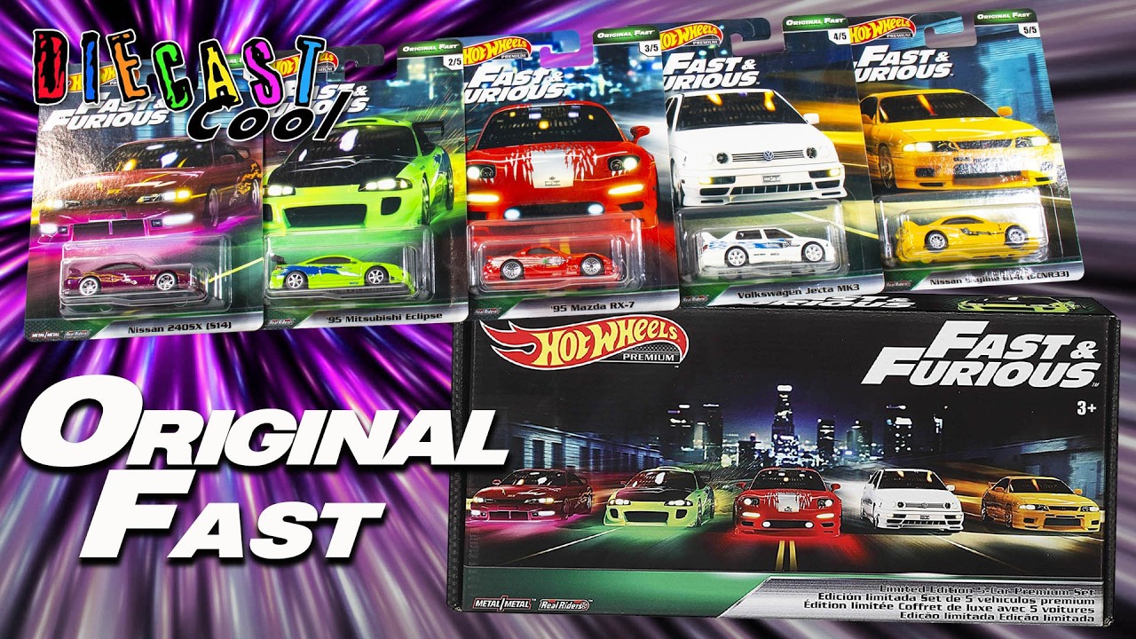 Hot Wheels Premium Original Fast Set