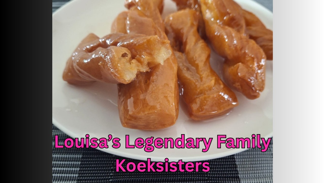 My Mom’s Secret Koeksister Recipe! 🇿🇦 The Ultimate Crispy & Syrupy Guide💖