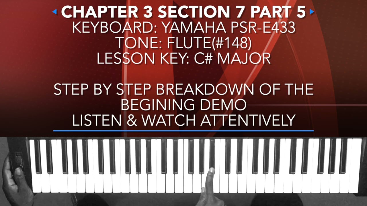 Part 5. How to play the second keyboard during Worship. GH Worship Masterclass By Pianoafrik 2021