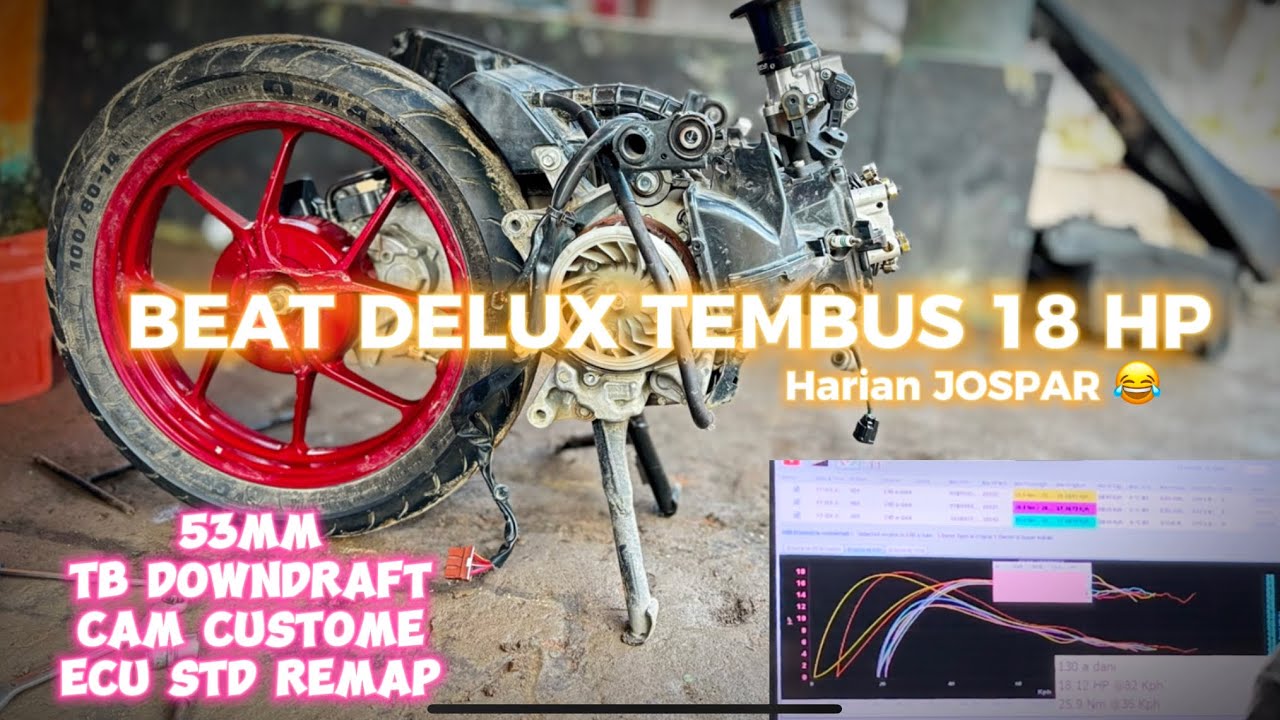 BORE UP BEAT DELUX 53MM NGAJOAK TEMBUS 18 HP