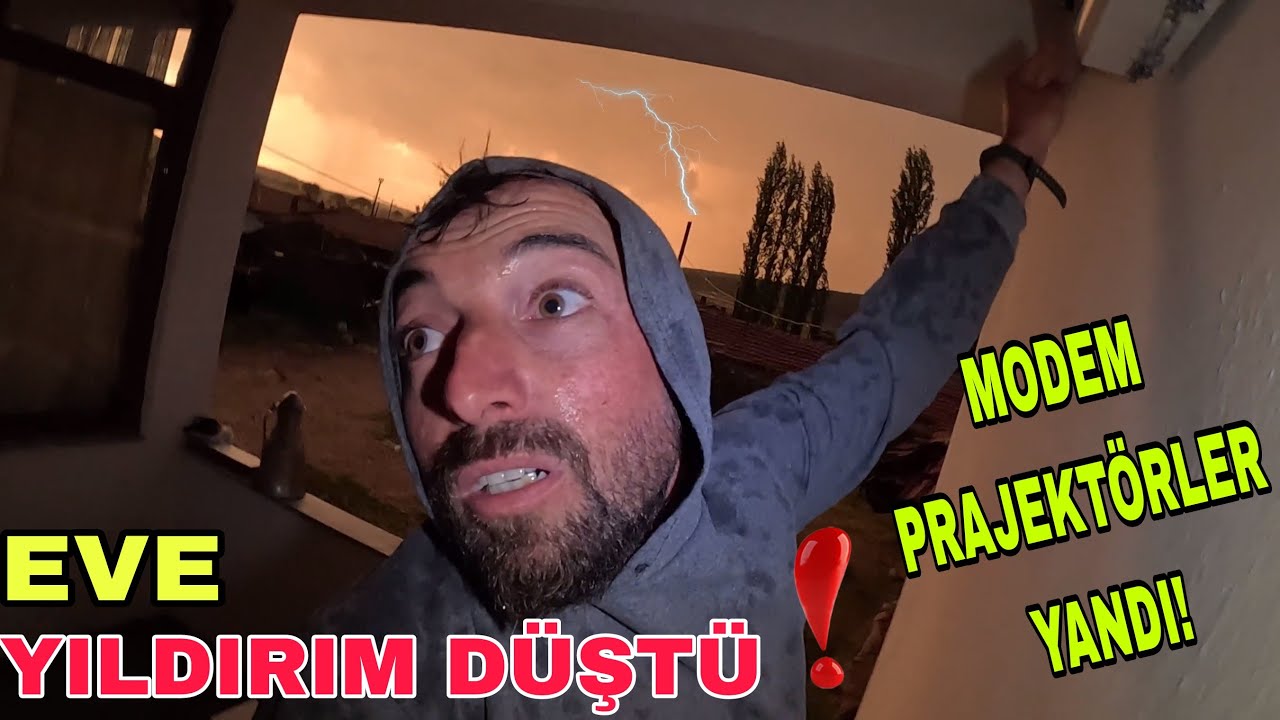 AKŞAM FIRTINASI~YILDIRIM DÜŞTÜ !!MODEM PATLADI~PİSKPATA İYİ BİR BAKIM LAZIM YOKSA YÜRÜYEMEZ!