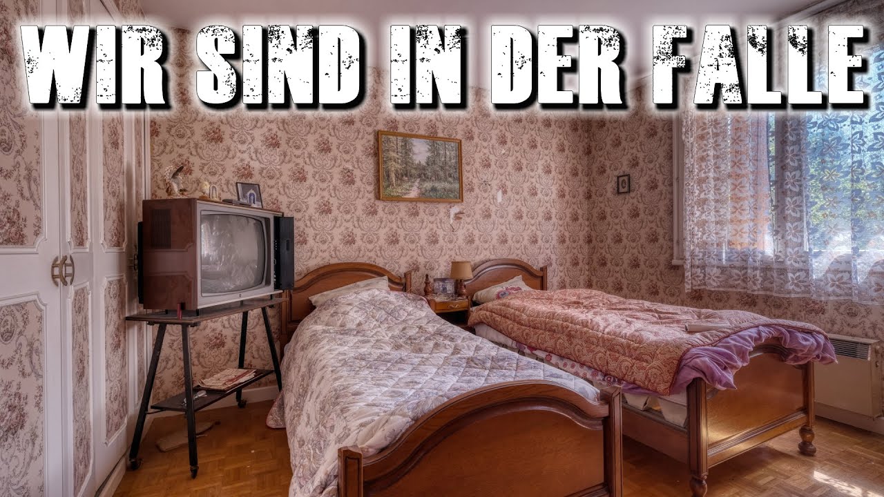 PLÖTZLICH ÖFFNET SICH DIE TÜRE 😱 wir erkunden ein komplett eingerichtetes Haus 🔎 Lost Place Urbex