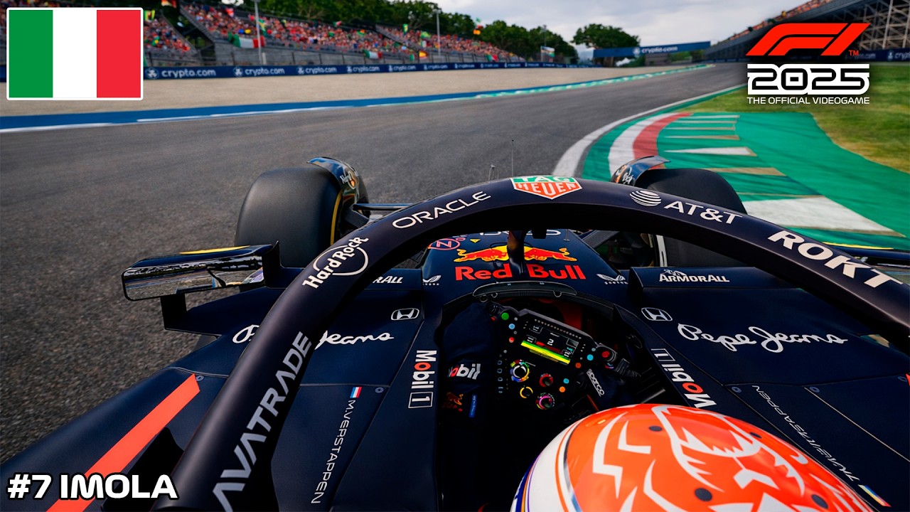 F1 25 HAGAMOS CAMPEON A MAX VERSTAPPEN! GP #7 IMOLA CARRERA 100% SIN AYUDAS!