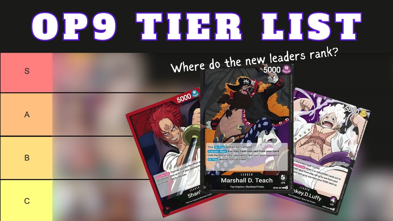 Competitive OP9 Tier List ! | One Piece Card Game