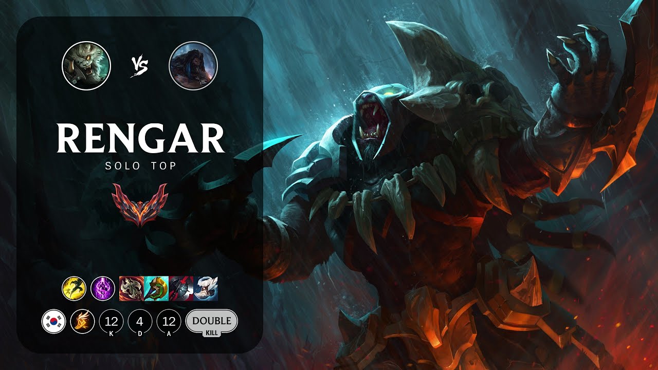 Rengar Top vs Udyr - KR Grandmaster Patch 13.24