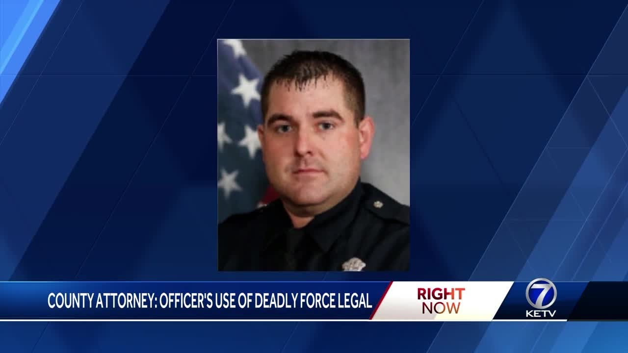 Douglas County attorney says use of deadly force by Omaha police officer was legal
