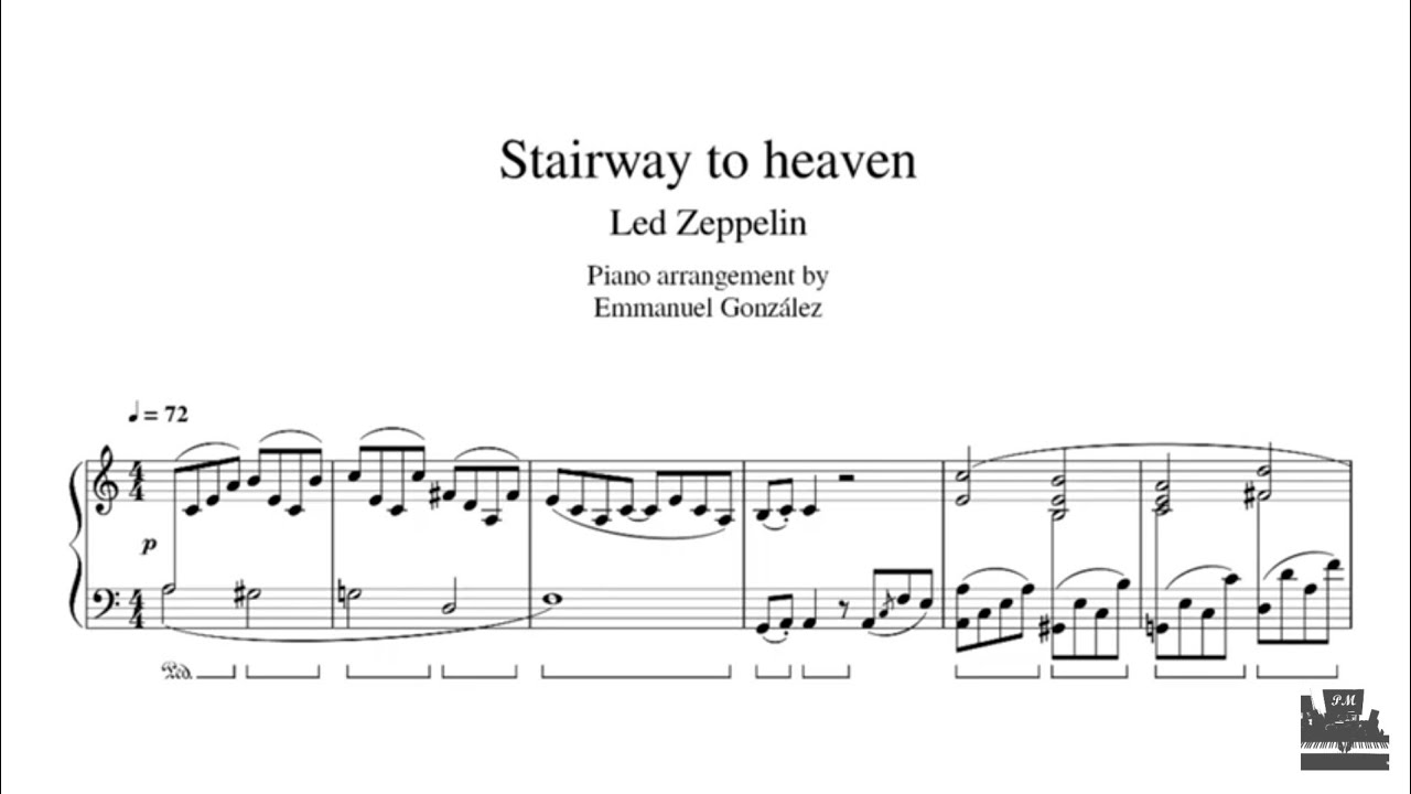 Led Zeppelin - Stairway to heaven - Piano Cover