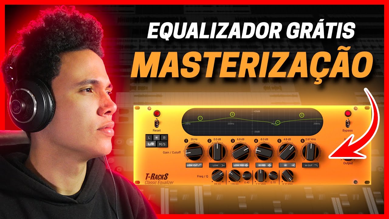 O MELHOR EQUALIZADOR GRÁTIS para MASTERIZAÇÃO ? - Equalizador Mid Side Review T-RackS Classic Free