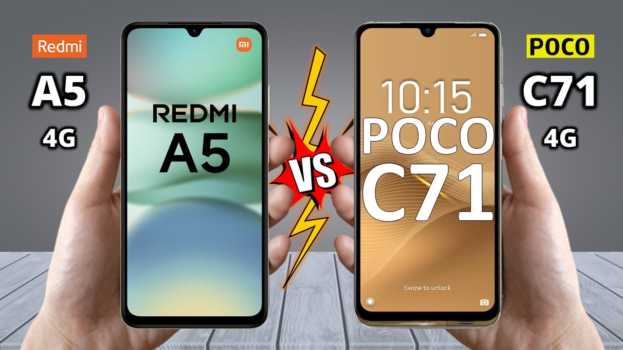 Redmi A5 4G Vs Poco C71 4G - Which is BEST For You?