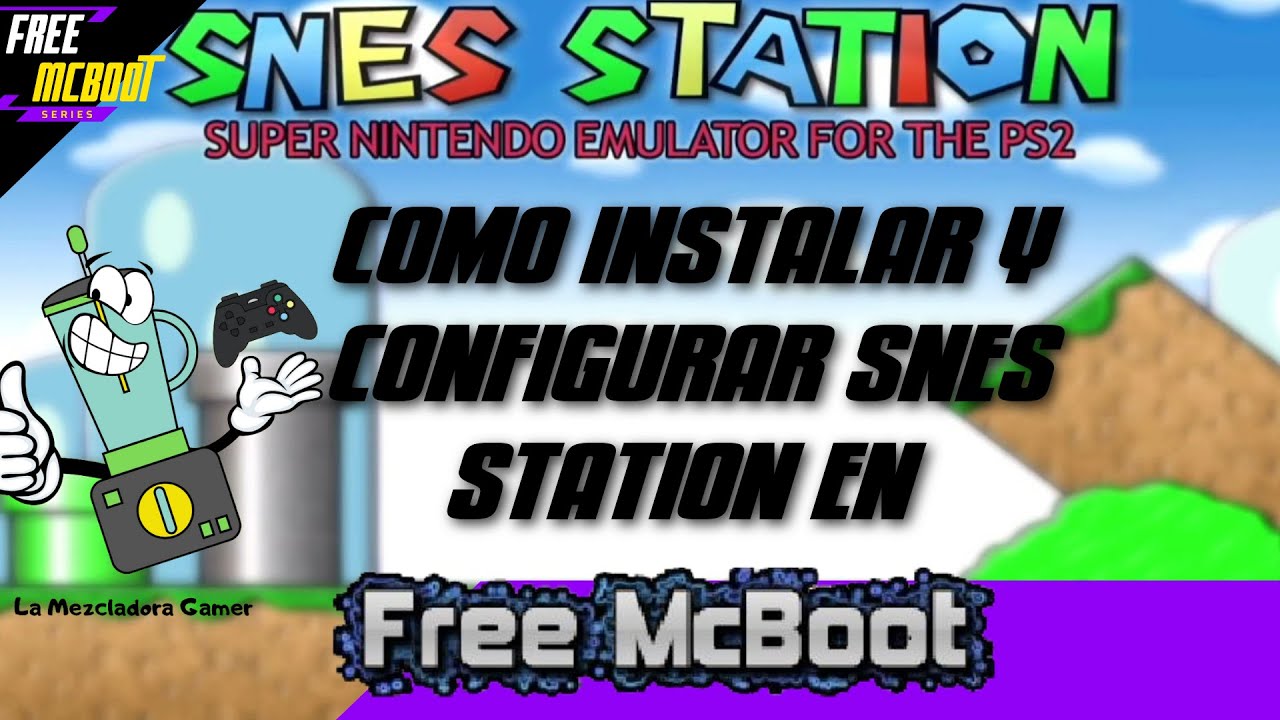 Como instalar y configurar el menu emulador super nintendo  Snes station en Playstaion 2 free mcboot