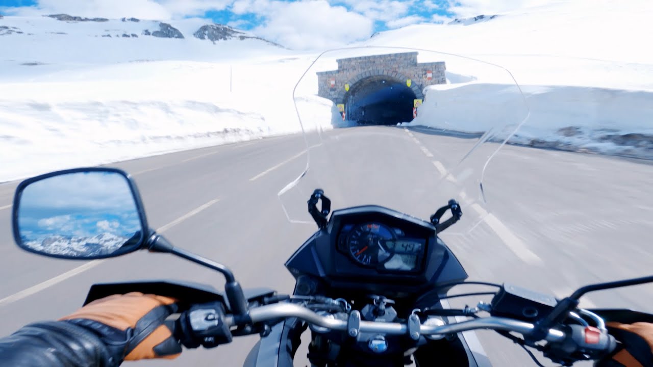 GROSSGLOCKNER HOCHALPENSTRASSE  April 2025  SUZUKI V-STROM 650 Teil3